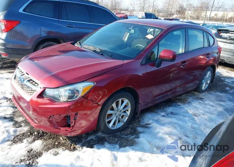 2013 Subaru Impreza 2.0I Premium z USA, uszkodzony, nr VIN JF1GPAC66DH814120